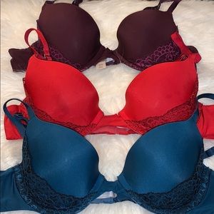 Target Push Up Bra Trio